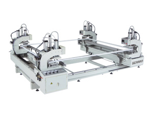 塑料門(mén)窗臥式四角焊接機(jī) SHP4-3500A/SHW4-3500B(共擠)